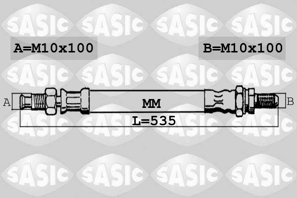 SASIC 6606005_SAS Gumifékcső