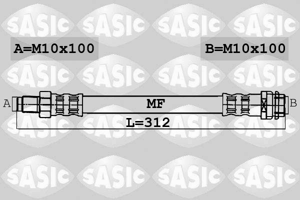 SASIC 6606034_SAS Gumifékcső