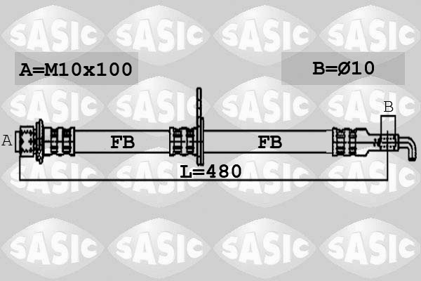 SASIC Gumifékcső 6606051_SAS