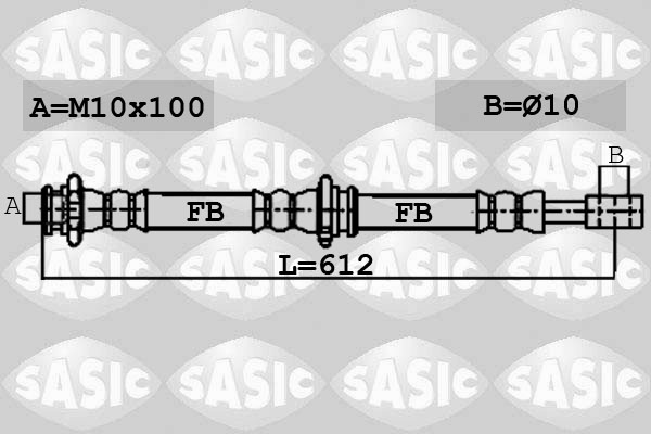 SASIC Gumifékcső 6606082_SAS