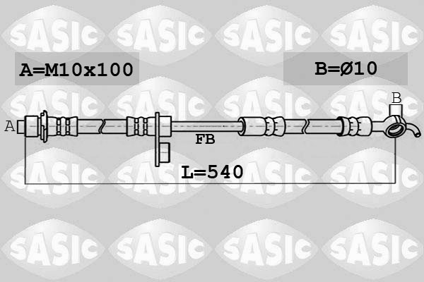 SASIC Gumifékcső 6606140_SAS