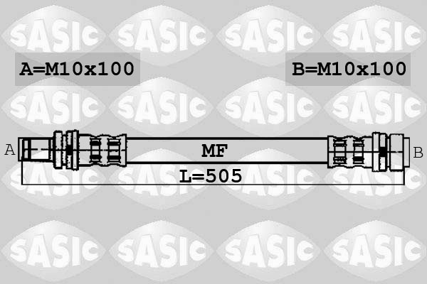 SASIC Gumifékcső 6606171_SAS