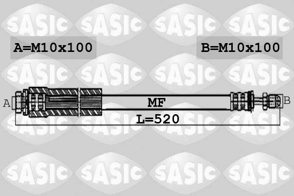 SASIC Gumifékcső 6606188_SAS