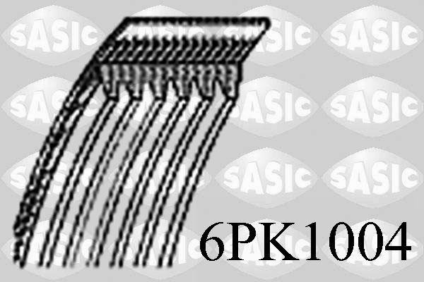 SASIC Hosszbordásszíj 6PK1004_SAS