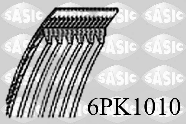 SASIC Hosszbordásszíj 6PK1010_SAS