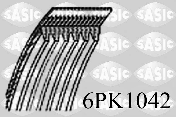 SASIC Hosszbordásszíj 6PK1042_SAS