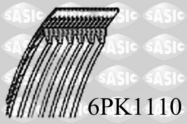 SASIC Hosszbordásszíj 6PK1110_SAS