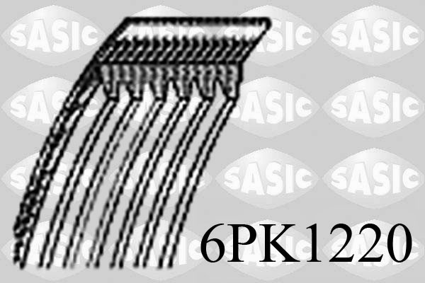 SASIC Hosszbordásszíj 6PK1220_SAS