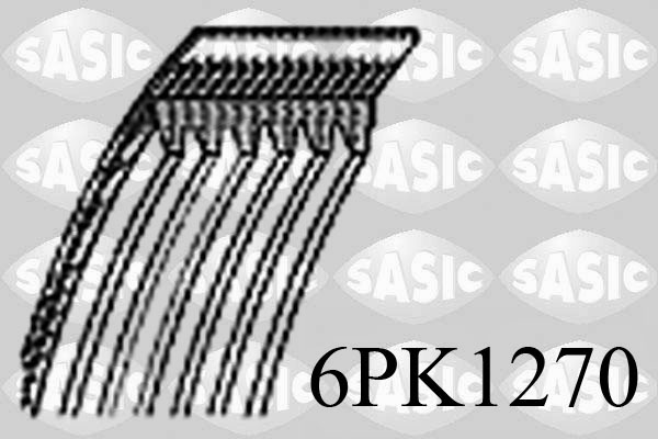 SASIC Hosszbordásszíj 6PK1270_SAS