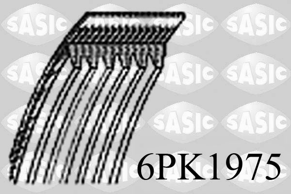 SASIC Hosszbordásszíj 6PK1975_SAS