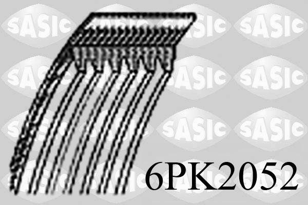 SASIC Hosszbordásszíj 6PK2052_SAS