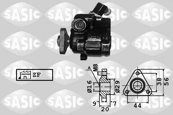 SASIC Szervószivattyú, kormányzás 7076020_SAS