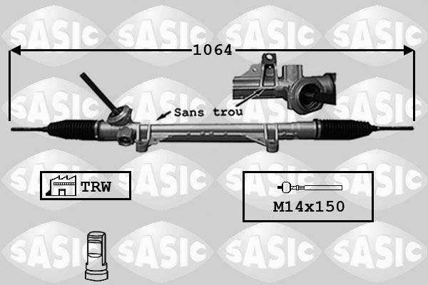 SASIC Kormánymű 7174019_SAS