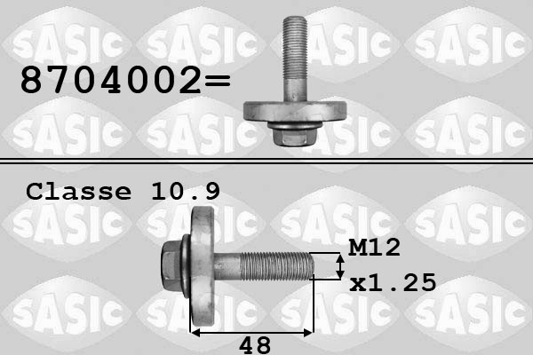 SASIC Csavar, szíjtárcsa 8704002_SAS