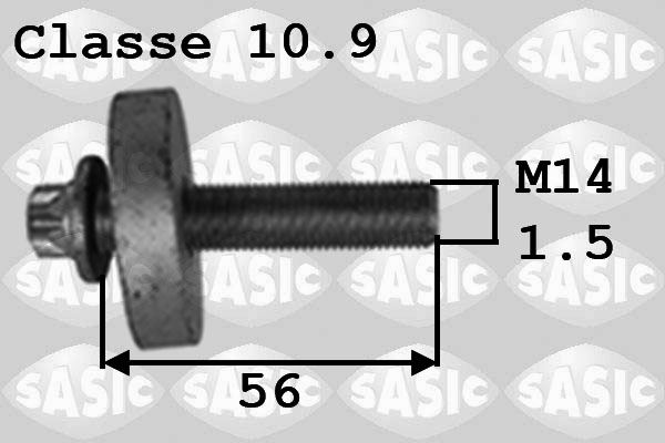 SASIC Csavar, szíjtárcsa 8704010_SAS