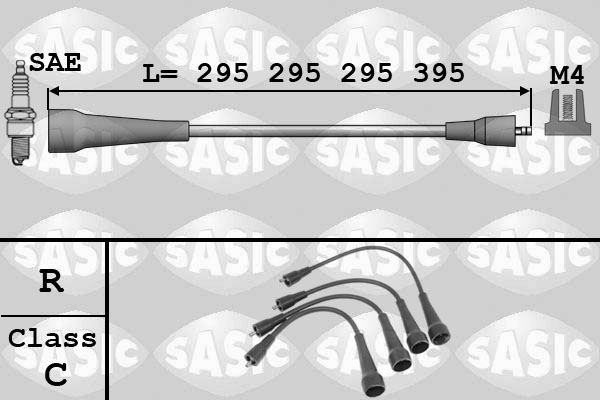 SASIC Gyújtókábel készlet 9284001_SAS