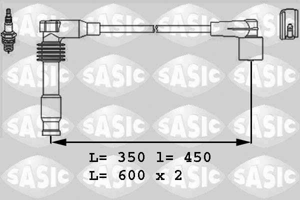 SASIC Gyújtókábel készlet 9286027_SAS