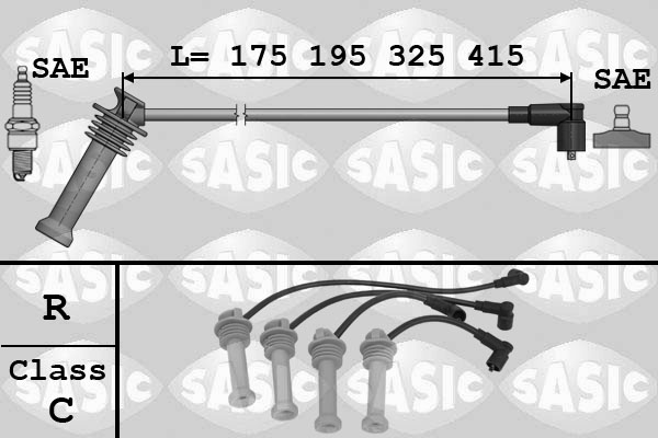 SASIC Gyújtókábel készlet 9286031_SAS