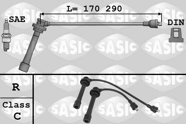 SASIC Gyújtókábel készlet 9286062_SAS