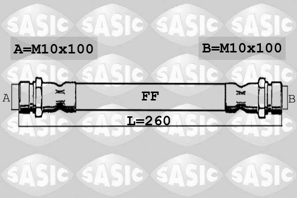 SASIC Gumifékcső SBH0165_SAS