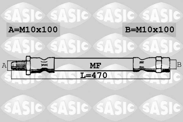 SASIC Gumifékcső SBH0180_SAS