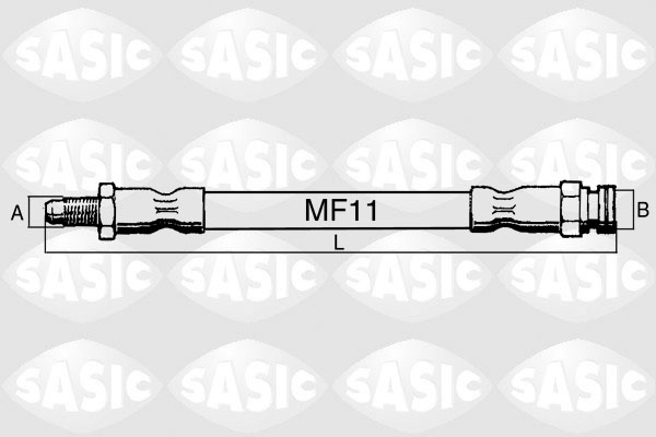 SASIC Gumifékcső SBH4074_SAS