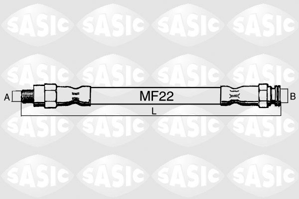 SASIC Gumifékcső SBH4075_SAS