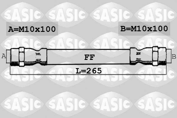 SASIC Gumifékcső SBH6274_SAS