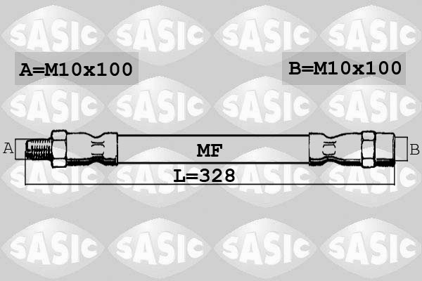 SASIC Gumifékcső SBH6283_SAS