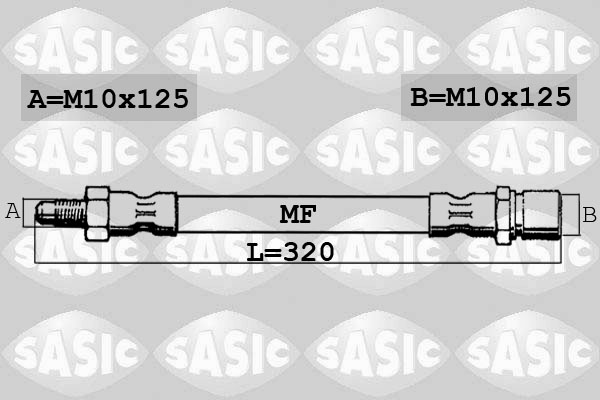 SASIC Gumifékcső SBH6284_SAS