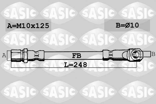 SASIC Gumifékcső SBH6286_SAS