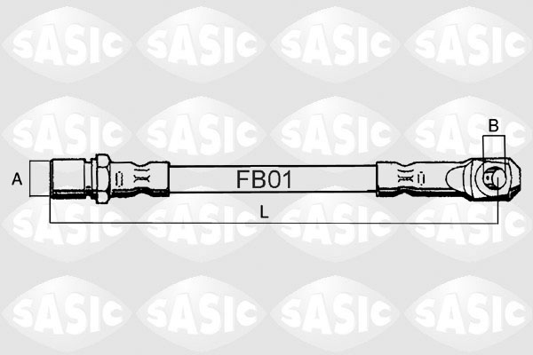 SASIC Gumifékcső SBH6287_SAS