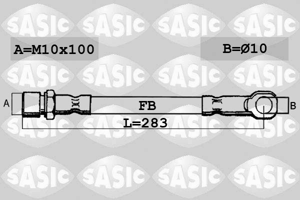 SASIC Gumifékcső SBH6308_SAS