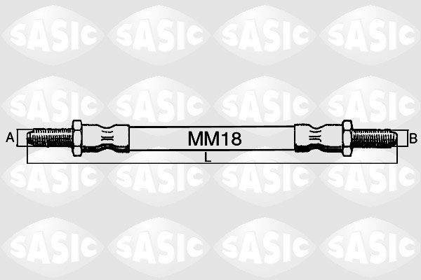 SASIC Gumifékcső SBH6316_SAS