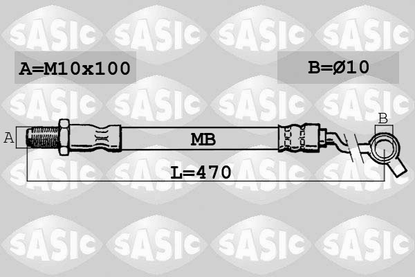 SASIC Gumifékcső SBH6317_SAS