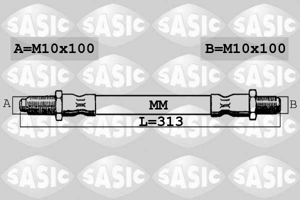 SASIC Gumifékcső SBH6323_SAS