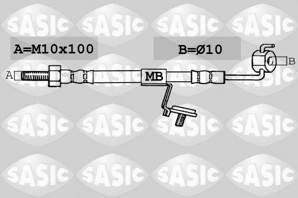 SASIC Gumifékcső SBH6326_SAS