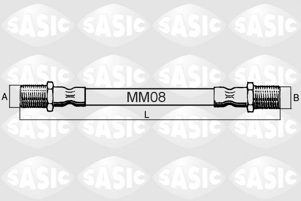 SASIC Gumifékcső SBH6346_SAS