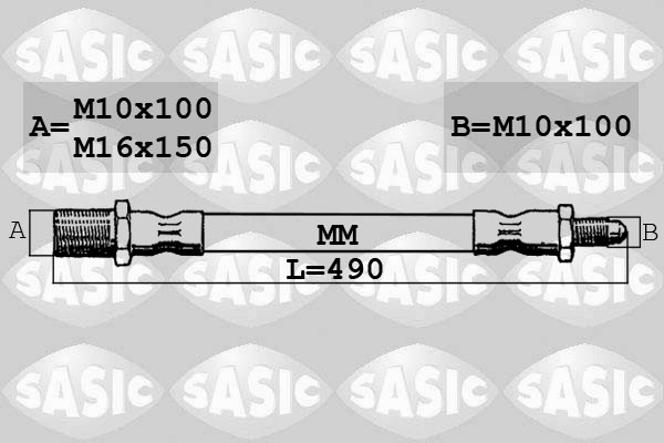 SASIC Gumifékcső SBH6347_SAS