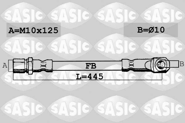 SASIC Gumifékcső SBH6351_SAS