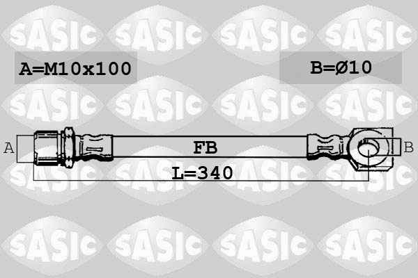 SASIC Gumifékcső SBH6363_SAS