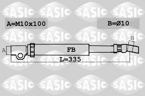 SASIC Gumifékcső SBH6365_SAS