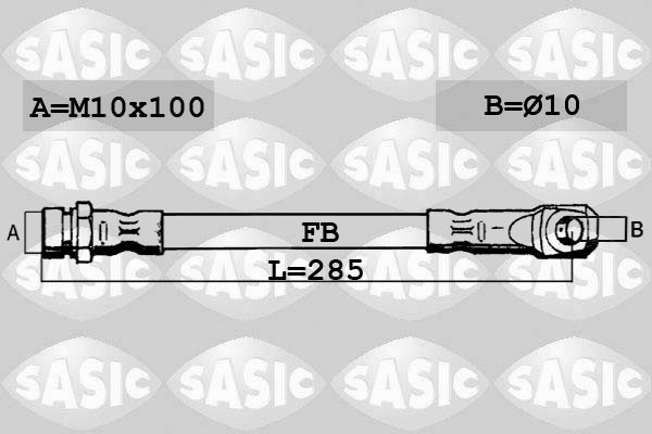 SASIC Gumifékcső SBH6372_SAS