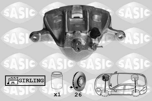 SASIC Féknyereg SCA0081_SAS