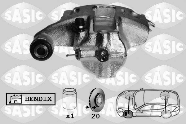 SASIC Féknyereg SCA0082_SAS