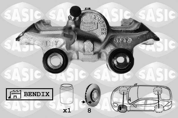 SASIC Féknyereg SCA4016_SAS