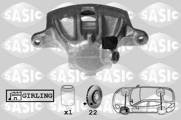 SASIC Féknyereg SCA6008_SAS