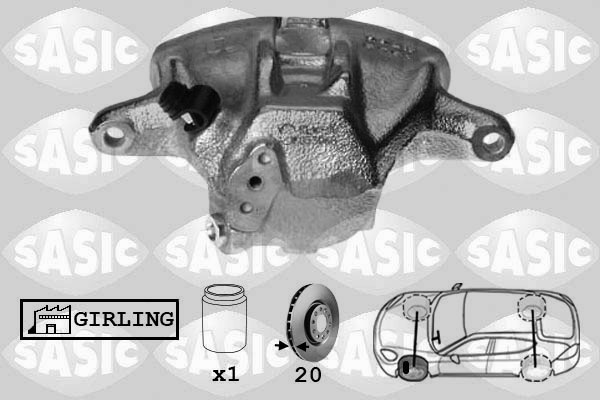 SASIC Féknyereg SCA6016_SAS