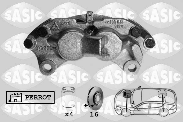 SASIC Féknyereg SCA6581_SAS