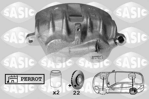 SASIC Féknyereg SCA6582_SAS